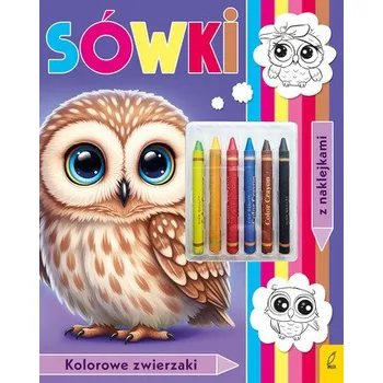 První čtění Sówki. Kolorowanka z kredkami - opracowanie zbiorowe