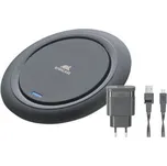 Riva Power 4914 BD1 bezdrátová rychlá nabíječka 10W + adaptér 220V, černá