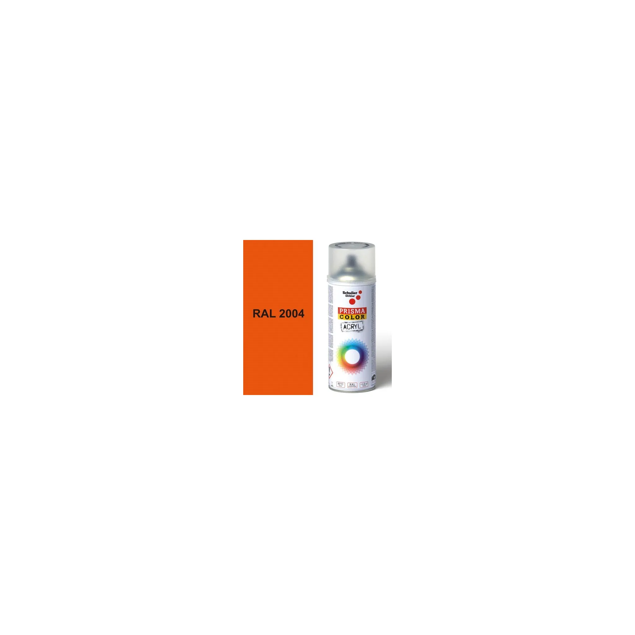 Fotografie 2 - Barva ve spreji Schuller Eh'klar Prisma Color sprej 400 ml RAL 2004 oranžová