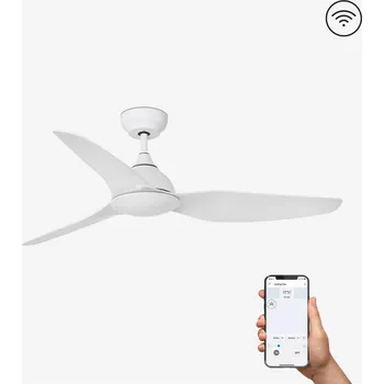 SIOUX, bílá, stropní ventilátor s DC motorem SMART - FARO