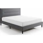 Postel Lune Velvet 140 cm, šedá