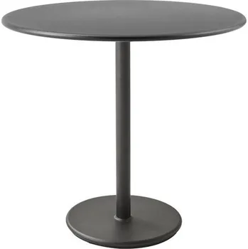 Zahradní stůl Cane-line Rám pro bistro stolek Go, Cane-line, kulatá základna 40x75 cm, hliník barva lava grey
