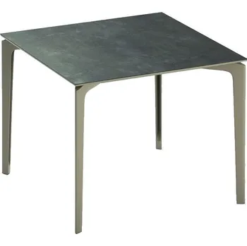 Jídelní stůl Fast Jídelní stůl Allsize, Fast, čtvercový 90x90x74 cm, rám hliník barva dle vzorníku, deska keramika kat. R1 barva dle vzorníku