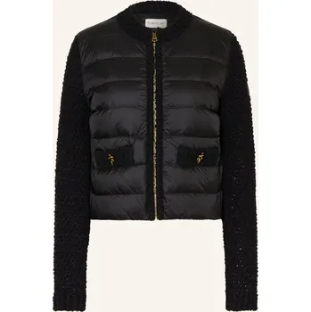 Dámská bunda Moncler Dámská Lehká Péřová Bunda Z Kombinace Materiálů,...