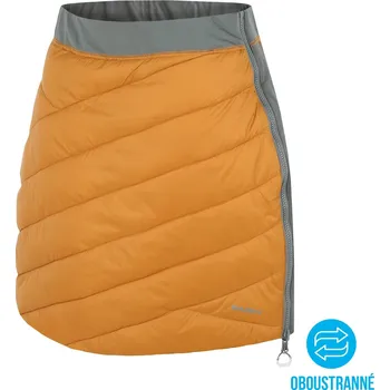 Dámská sukně Husky Dámská oboustranná zimní sukně Freez L M, mustard/dk. grey green