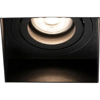 Bodové svítidlo HYDE SQ zapuštěné hranaté nastavitelné stropní svítidlo bezrámečkové, černá - FARO