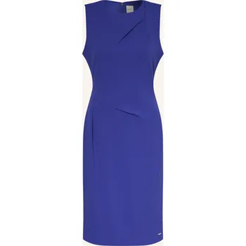 Dámské šaty Calvin Klein Dámské Jerseyové Pouzdrové Šaty, modrá, 34