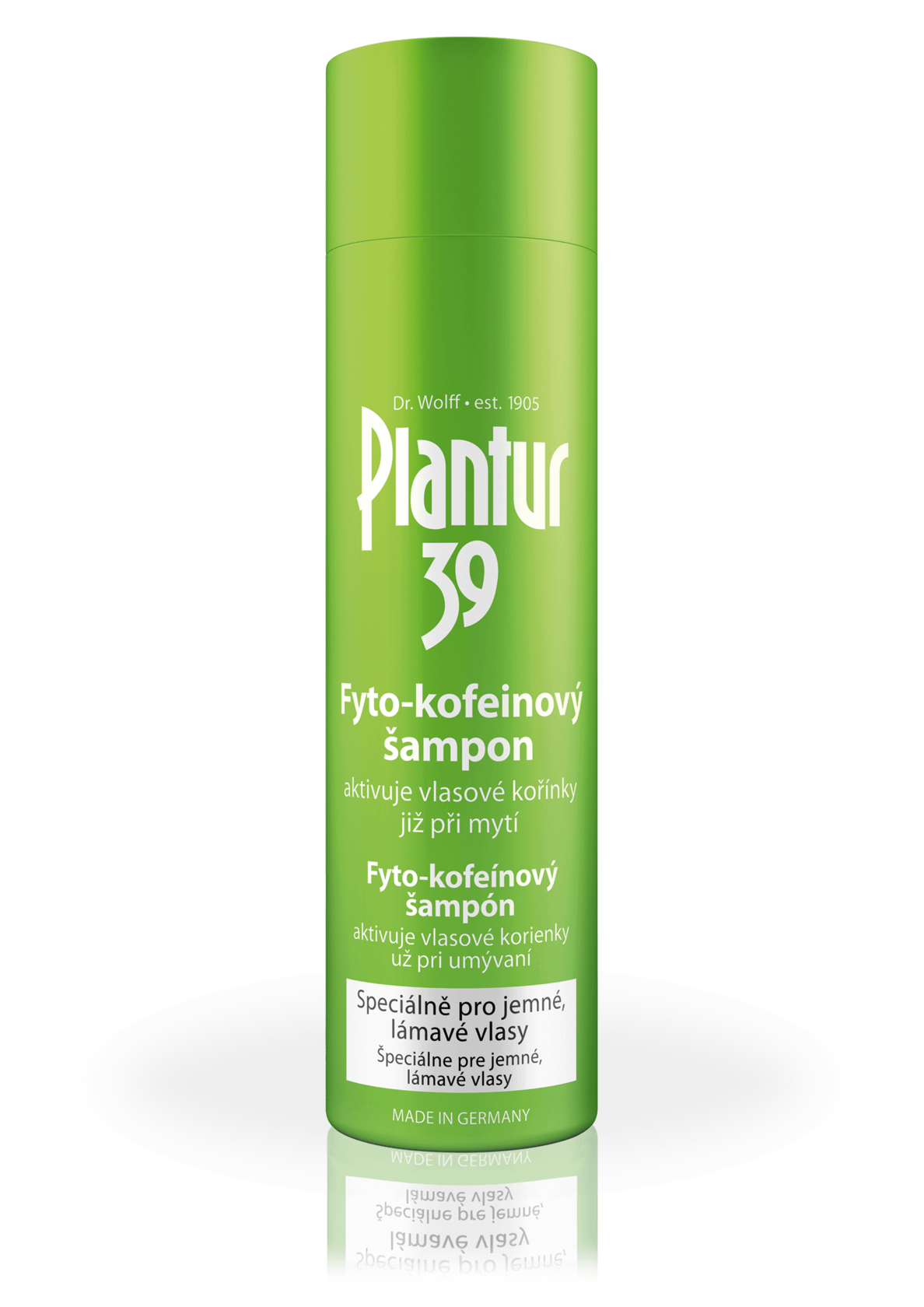 Plantur39 Fyto-kofeinový šampon 250 ml | Pro jemné vlasy žen po 40, proti padání a bez silikonů – Lvhair.cz