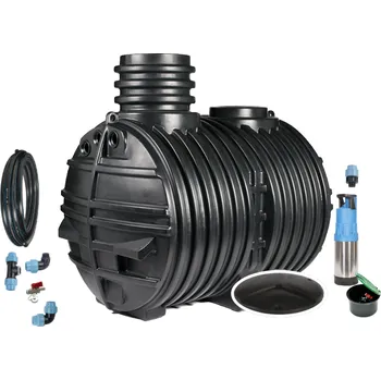 nádrž Nádrž na dešťovou vodu Ecoline 5000 - sestava s čerpadlem pro zahradu - Basic