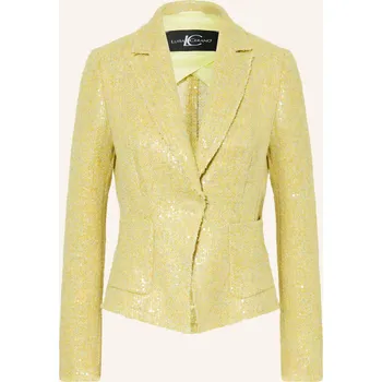 Dámské sako Luisa Cerano 5654475969 světle zelené a tmavě žluté 36