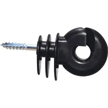Pro koně KERBL 443269 EASY DRILL kruhový izolátor pro elektrický ohradník, s EDX vrutem, Ø 6 mm
