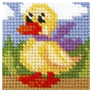 Set školních potřeb Haft. Moje pierwsze wyszywanie - Kaczuszka (pl, 2000, Anex-bis)