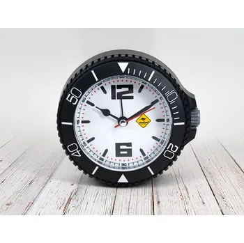 Stolní hodiny ROADSIGN Newcastle, černo/bílá 778259