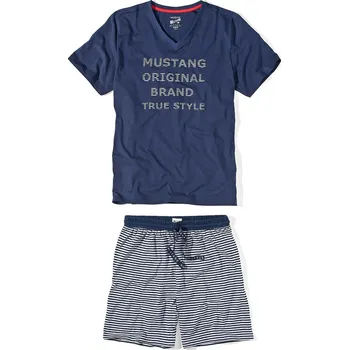 Pánské oblečení Pánské pyžamo krátké 4213 vel.XL - Mustang