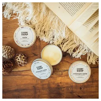 Nestandardní parfém Přírodní krém pro suchou pokožku vanilkový s jojobovým olejem, 50 ml