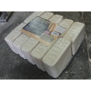 Průmyslové topidlo Dřevěné bukové brikety Hmotnost: 990 kg/paleta