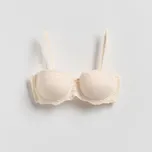 Reserved - Krajková push up podprsenka - krémová - 728HP-01X - 728HP-01X-75B