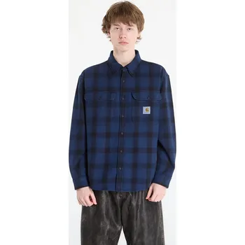 Pánská košile Košile Carhartt WIP L/S Edmands Shirt UNISEX Edmands Check/ Natural/ Jupiter XXL