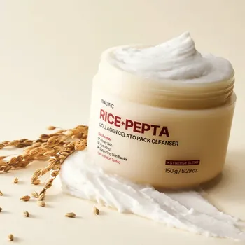 NACIFIC - Rice Pepta Collagen Gelato Pack Cleanser - Gelový čistič s rýží, peptidy a kolagenem - 150 g