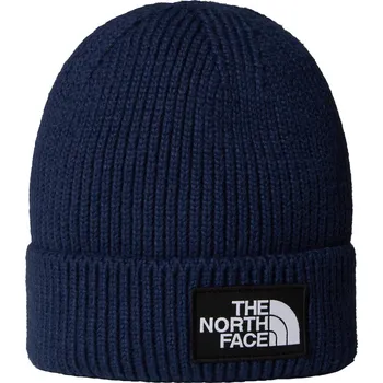 Čepice Pánská čepice The North Face Tnf Logo Box Cuffed Beanie Barva: tmavě modrá