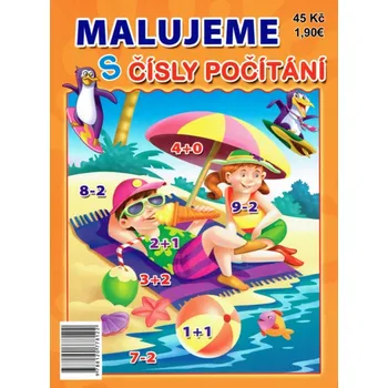 omalovánky Avepress Malujeme s čísly počítání Nové