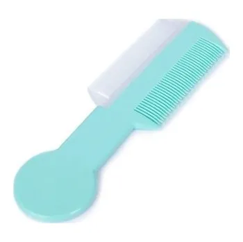 Kojenecká hygiena Grzebień do Włosów z miękkimi i twardymi Ząbkami, Turkusowy 0m+ POUPY