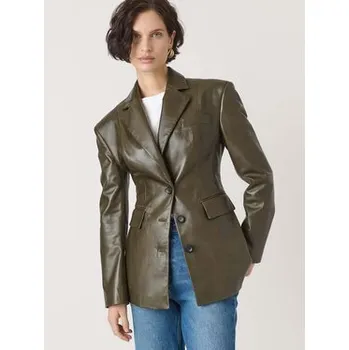 Dámské sako La Mania Sako ALVA Zelená Classic Fit 34
