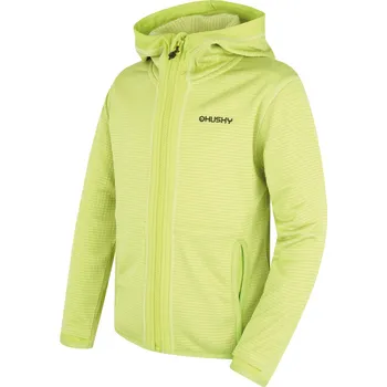 Pánská mikina Husky Dětská mikina s kapucí Artic Zip K 152-158, br. green/dk. khaki