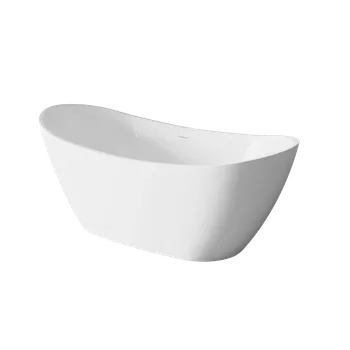 Vana INVENA - Volně stojící vana 150 cm Astri se sifonem AN-03-150-F