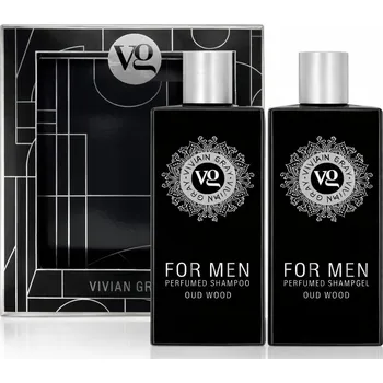 Vlasová kosmetika Vivian Gray Oud Wood šampon pro muže a sprchový gel 2x350ml