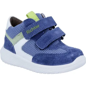 Chlapecké polobotky Dětské celoroční boty Richter 0673 3211 6821 Velour Nautic Velikost: 21
