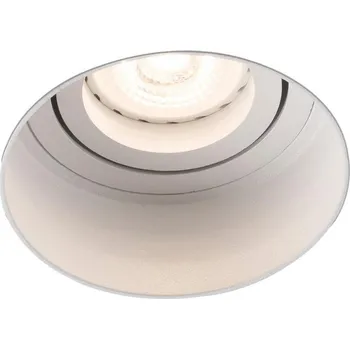 Bodové svítidlo HYDE R zapuštěné kruhové nastavitelné stropní svítidlo bezrámečkové, bílá - FARO