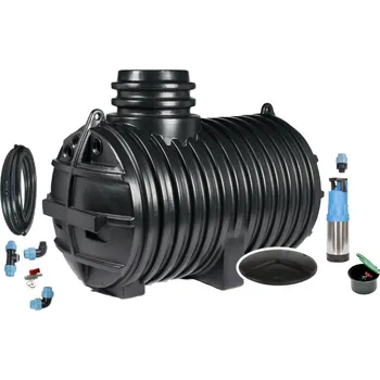 Nádrž na dešťovou vodu Ecoline 3300 - sestava s čerpadlem pro zahradu - Basic