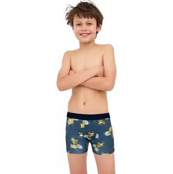 Chlapecké spodní prádlo Chlapecké boxerky Cornette Young Hornet2 šedá velikost 176