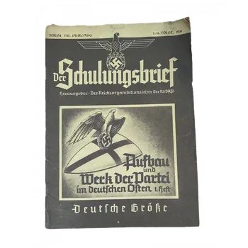 Knihovna Časopis DER SCHULUNGSBRIEF 1941 č.6 - 3./4. FOLGE (Německý válečný časopis - originál)