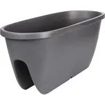 Balconia OVI balkónový květináč antracitová délka 60 cm