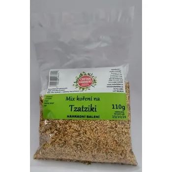 Koření CRETAN FARMERS Mix koření na Tzatziki eko balení 110 g