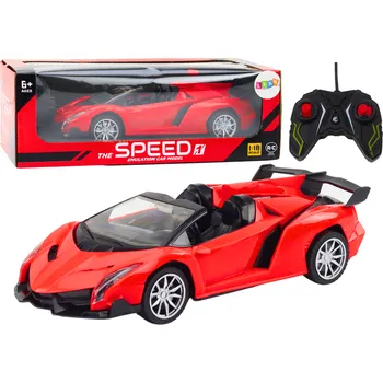 RC model auta LEAN Toys Sportovní auto na dálkové ovládání Auto RC 1:18 Red