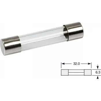 Autopojistky Pojistka skleněná 6,3x32 15A