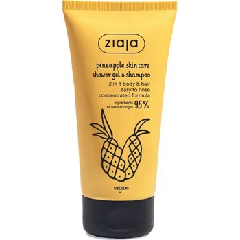 Tělová kosmetika Ziaja ananas sprchový gel energizující 2v1 160ml