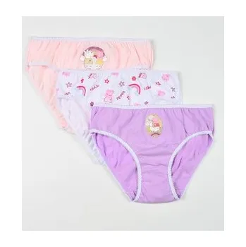 Kiddee Dívčí kalhotky Peppa Pig - 3-pack, 100% bavlna Velikost: 98-104