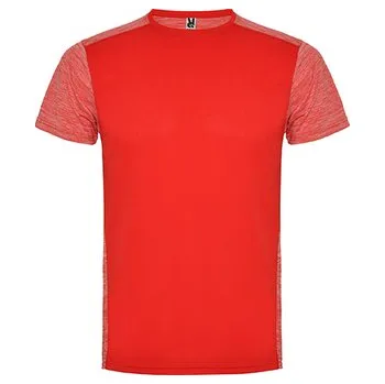 Dámské tričko Dětské sportovní tričko Zolder, červená/červená melírová, Velikost 8