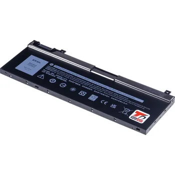 Baterie k notebooku Baterie T6 Power pro notebook Dell RY3F9, Li-Poly, 7,6 V, 8420 mAh (64 Wh), černá