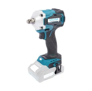 XTLINE Aku rázový utahovák na 1/2" hlavice bezuhlíkový 18 V, 400 Nm