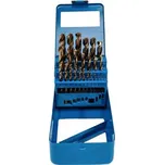XTLINE Sada vrtáků do kovu cobalt HSS-Co 5, 25 dílů | 1-13 mm, kovový box