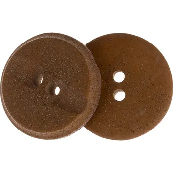 Knoflík - sada 3 ks - průměr 23 mm, hnědý