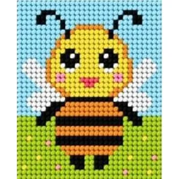 Set školních potřeb Haft. Moje pierwsze wyszywanie - Pszczółka