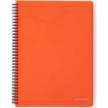 Blok Twin wire blok A5 PP NEO COLORI oranžová - 5ks