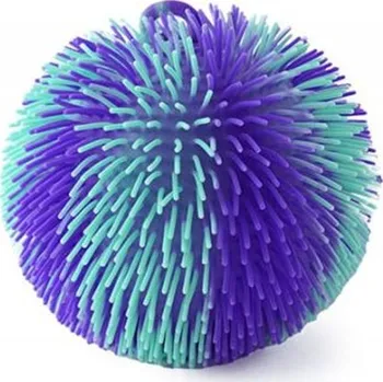 Dětské zboží Mac Toys SPORTO - Střapatý duhový míč se světlem - fialovo tyrkysová