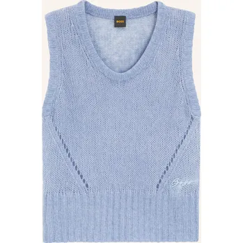 Dámský svetr Boss Dámský Svetr Bez Rukávů Frignac, modrá, 42